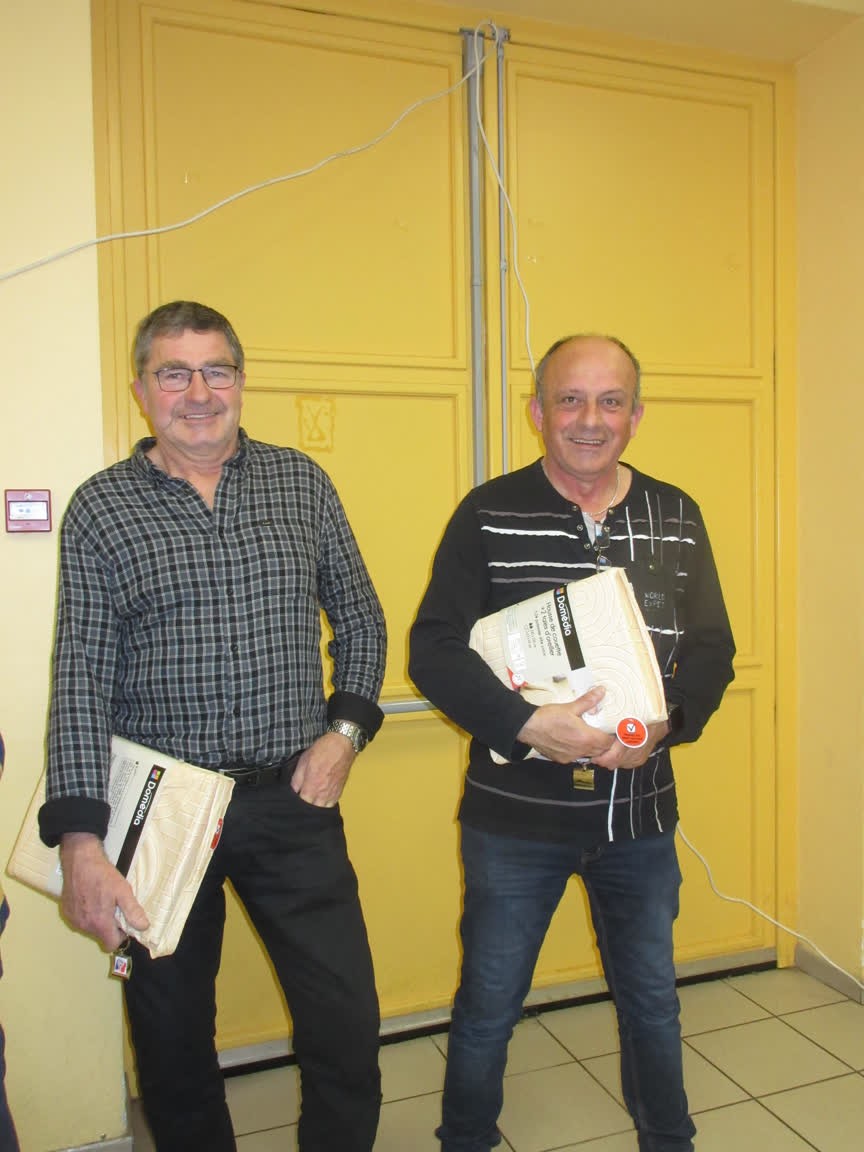 Bernard et Pascal les gagnants